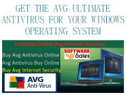 Get the AVG Ultimate antivirus for your Windows operating system