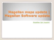 Magellan maps update | Magellangps.com