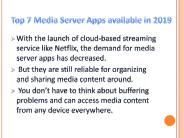 Top 7 Media Server Apps available in 2019