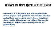 GST Return Filling