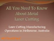 All You Need To Know About Metal Laser Cutting