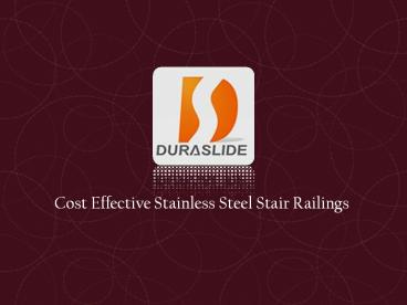 Stainless Steel Stair Railings