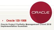 1Z0-1008 VCE