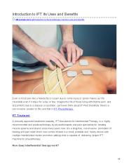Ift Physiotherapy