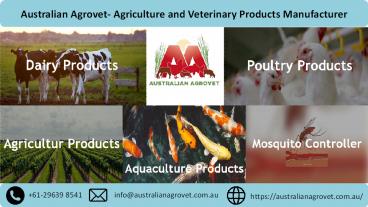Australian Agrovet- Agriculture and Veterinary Products Manufacturer