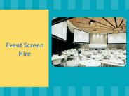 Event Screen Hire: Benefits and Achievements