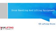 Drum Handling and lifting equipment