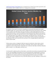 Global Linear Motion System Market