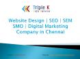 Website Design | SEO | SEM | SMO | SMM in Chennai PowerPoint PPT Presentation