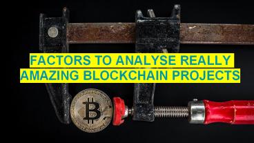 Factors for analyzing Blockchain Projects