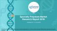 Specialty Polymers Market Research Report 2019 PowerPoint PPT Presentation