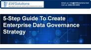 Step Guide To Create Enterprise Data Governance Strategy