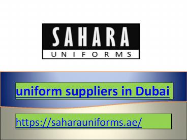 uniform suppliers in Dubai