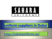 uniform suppliers in Dubai
