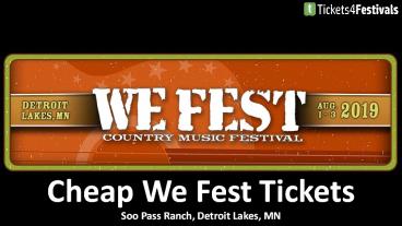 Discount We Fest 2019 Tickets | We Fest Tickets Coupon
