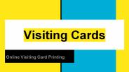 Online Visiting Card Printing