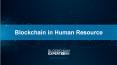 Blockchain in Human Resource PowerPoint PPT Presentation