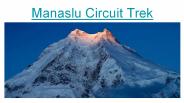 Manaslu Circuit Trek