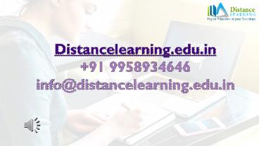 Distance Education Diploma in Business Management
