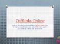 Cufflink Online PowerPoint PPT Presentation