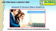Denmark IT Decision Makers Email List