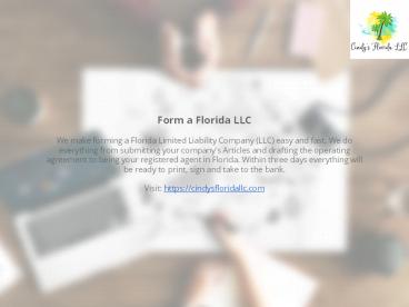 Form a Florida LLC