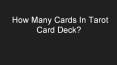 How Many Cards In Deck? PowerPoint PPT Presentation