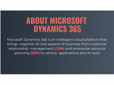 Why Do Business Choose Microsoft Dynamics 365