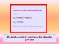 The most accurate prospect data for admission provider PowerPoint PPT Presentation