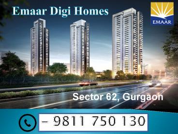 emaar digi homes - 9811 750 130 - Gurgaon