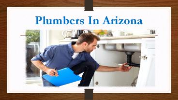 Plumbers In Arizona