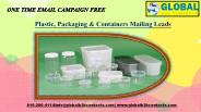 Plastic, Packaging & Containers Mailing Leads