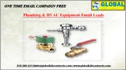Plumbing & HVAC Equipment Email Leads