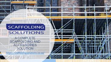 For all Scaffolding Solutions