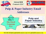 Pulp & Paper Industry Email Addresses
