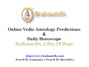 Online Vedic Astrology Predictions & Daily Horoscopes