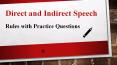 Direct and Indirect Speech Rules with Examples PowerPoint PPT Presentation