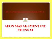 Aeon ((Management)) Inc Chennai Reviews