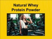 Natural Whey Protein Powder