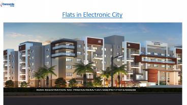    Flats in Electronic City (1)