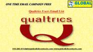 Qualtrics Users Email List