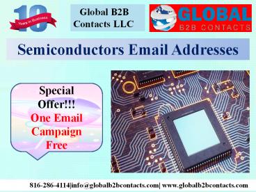 Semiconductors Email Addresses