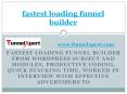 fastest loading funnel builder PowerPoint PPT Presentation