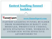 fastest loading funnel builder