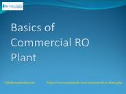 Basics of Commercial RO Plant (1)