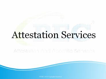 Attestation Services in India