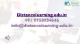 Distance Education Master of Commerce PowerPoint PPT Presentation