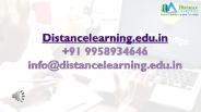 Distance Education Master of Commerce