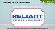 Reliant Technology Users Email List