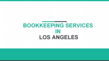 Bookkeeping Services in Los Angeles - QBcure.com